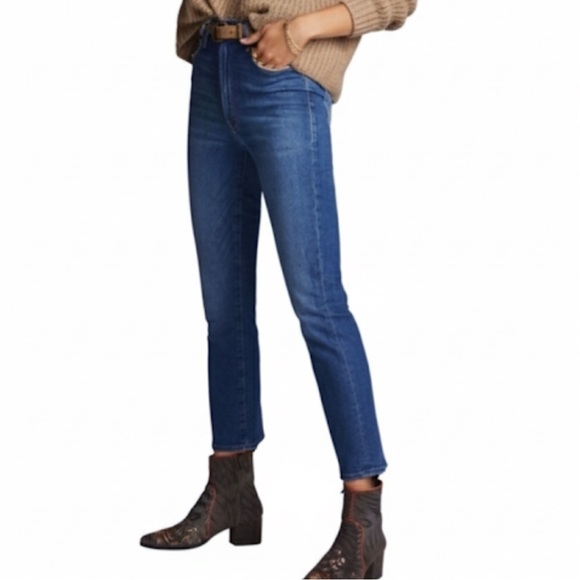 Mother “The Swooner Rascal Ankle” Jeans Where Is My Mind? Wash Size 27 EUC! - Picture 1 of 6